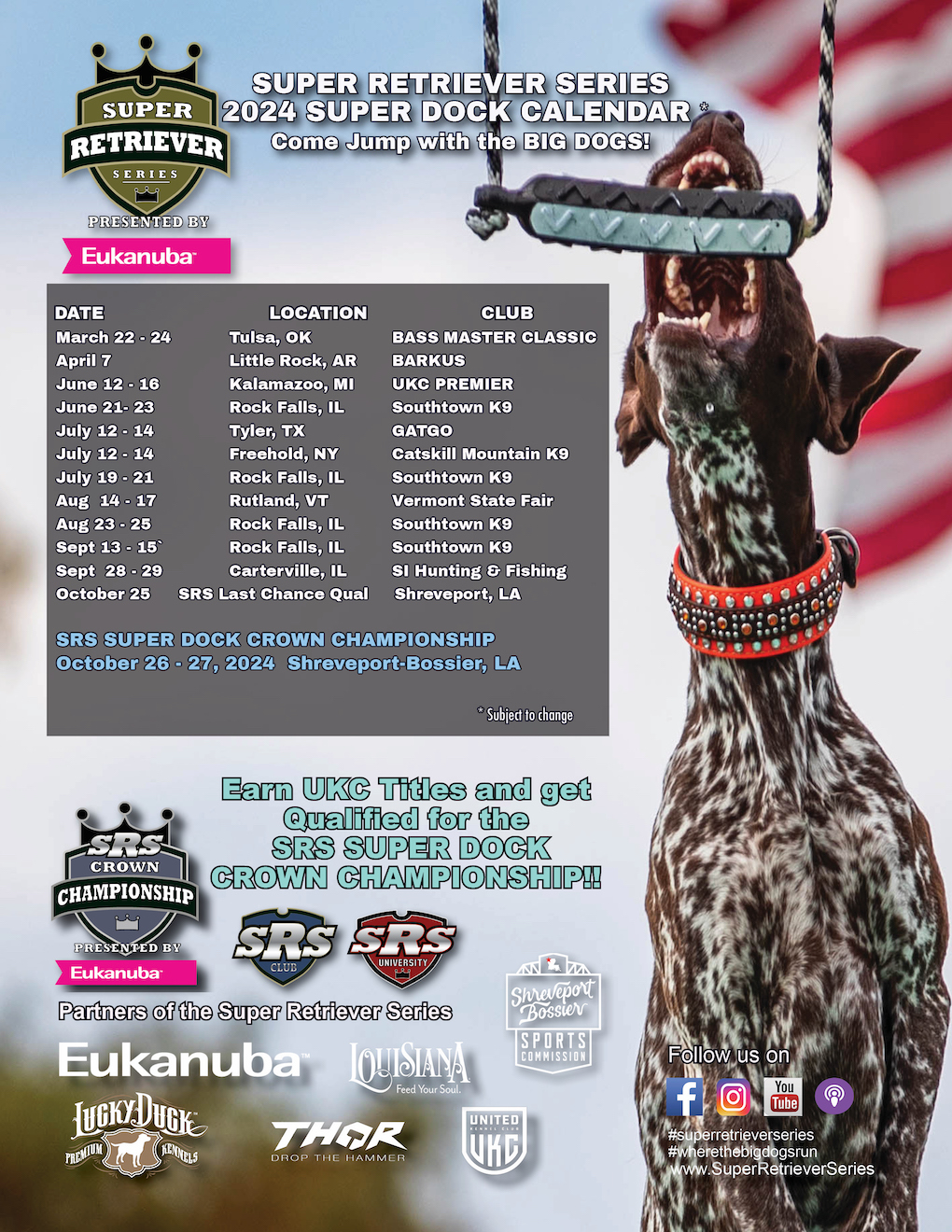 Schedule Super Retriever Series